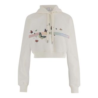 Casablanca Sweatshirt - Dames - Hoodies - Wit - S - Katoen - Hoodies & sweatvesten