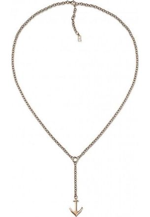 Tommy Hilfiger Womens 2700923 Ladies Necklace - Rose Gold Stainless Steel - One Size