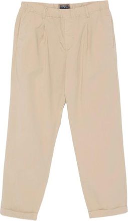 In The Box Straight Broeken - Heren - Straight fit broeken - Beige - XL - Leer - Broeken