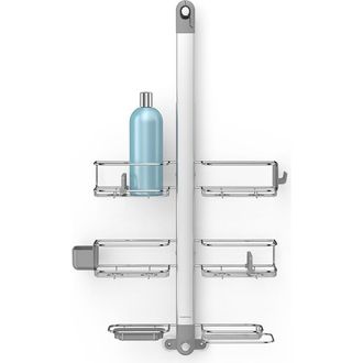 Simplehuman adjustable caddy, stainless steel + anodized aluminum in Grey at Nordstrom, Size X-Large