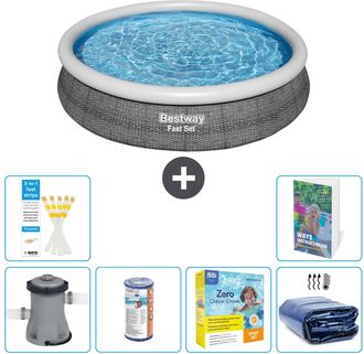 Bestway Piscina Bestway Fast Set Redonda - 366x76 Cm - 7-piezas S224