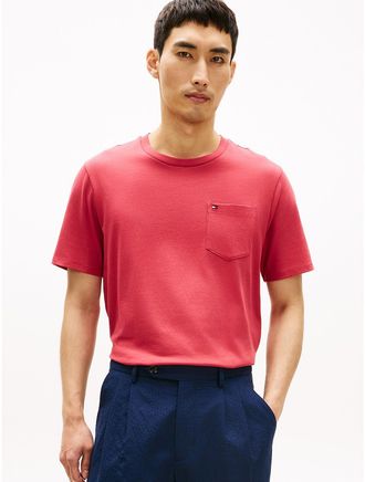 Tommy Hilfiger Mens Everyday Pocket T-Shirt - Red - XXXL