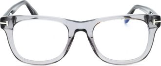Tom Ford FT5820B Rectangular Acetate Eyeglasses - Gray