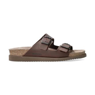 Mephisto Premium Bruine Kurk Sandaal Harmony - Dames - Sandalen - Bruin - 41 EU - Leer - Schoenen
