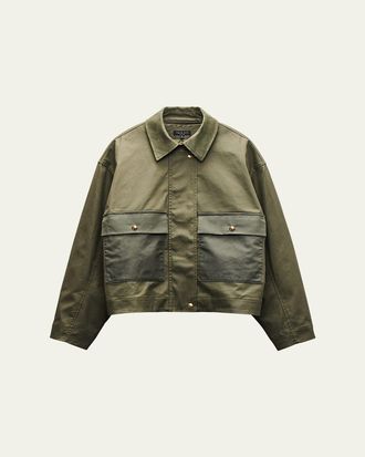 Rag & Bone Nonie Cotton Twill Jacket