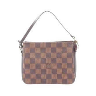 Louis Vuitton Pre-owned Mini Bags, female, Brown, Size: ONE SIZE Pre-owned Trousses Makeup Damier clutch