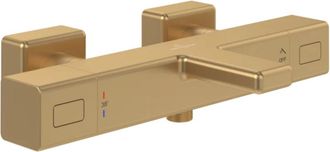 Villeroy & Boch Villeroy&boch - Mezclador Termost&aacute;tico Para Ba&ntilde;era Y Ducha Villeroy Et Boch Universal Grifer&iacute;a Cuadrado Oro Cepillado