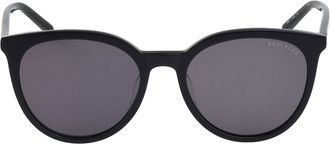 Vedi Vero Black Round Unisex Sunglasses VVD40/BLKBLACK55