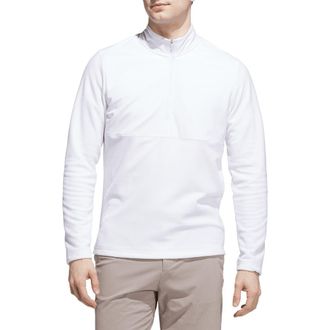 adidas Golf Ultimate Cozy Quarter-Zip Pullover in White at Nordstrom Rack, Size Small