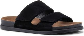 Vagabond Kevin Leather Strap Slide Sandal in Black at Nordstrom, Size 11Us