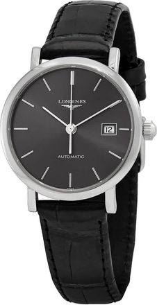 Longines Elegant Automatic Black Sunray Dial Ladies Watch L4.310.4.72.2