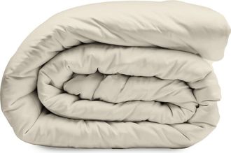 Ettitude Luxe Sateen+ Duvet Cover in Mica at Nordstrom, Size King