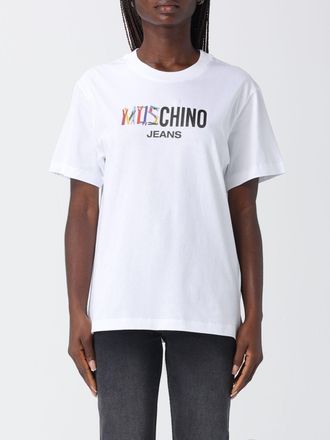 Moschino T-shirt in cotone con logo Moschino Jeans