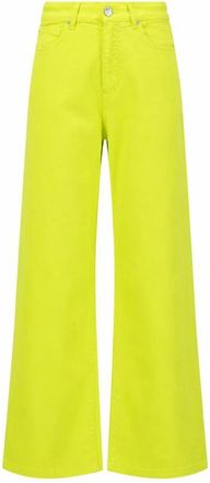 Brand Unique Jeans, Dames, Geel, S, Lima Wide Jeans