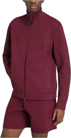 adidas Cutline Knitted Track Top - Heren - Trainingsjackets - Rood - L - Polyester - Fitness