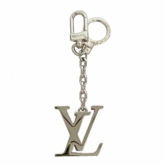 Louis Vuitton Pre-owned Accessories, female, Gray, Size: ONE SIZE Pre-owned Silver Keyring