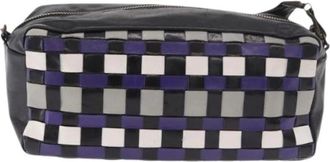 Miu Miu Pre-owned Leren Schoudertas - Dames - Vintage Schoudertas - Paars - ONE Size - Leer - Vintage