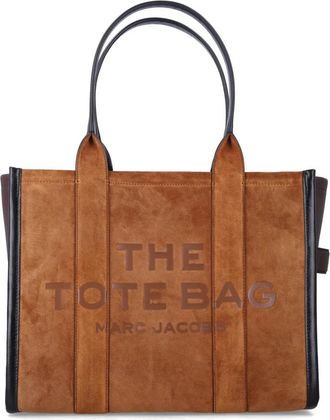 Marc Jacobs Suede Large Tote - Dames - Shoppers - Bruin - ONE Size - Leer - Tassen