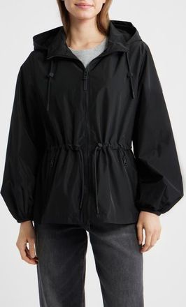 Mackage Isha Hooded Rain Jacket in Black at Nordstrom, Size Xx-Small