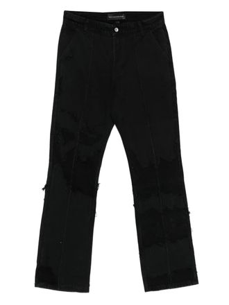 Who Decides War by Ev Bravado Ruin distressed jeans - men - Cotton - 38 - Black