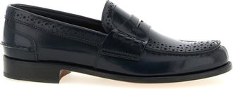 Churchs Blue Leather Loafers