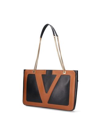 Valentino Garavani Womens Bags Black Lamb Leather
