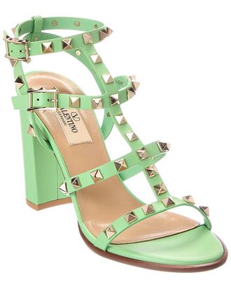 Valentino Rockstud Caged Leather Sandal
