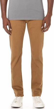 Paige Transcend Federal Slim Straight Jean In Laurel Tan