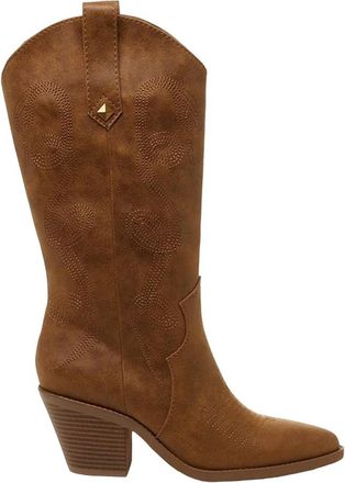 Rocket Dog Womens/Ladies Feria Western Boots (Walnut) - Red - Size UK 8