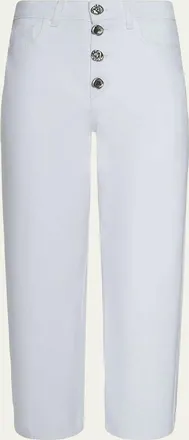L'agence Liora High-Rise Cropped Denim Jeans