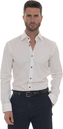 BOSS Camicia classica da uomo H-HANK-KENT Bianco BOSS Uomo