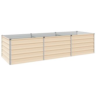 vidaXL Cama De Jard&iacute;n Elevada Marfil 240 X 80 X 55 Cm Vidaxl