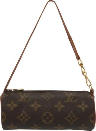 Louis Vuitton Mini Baby Papillon Brown Canvas Clutch Bag (Pre-Owned)