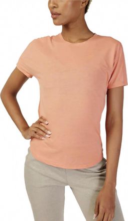 Fox Womens Forums Tech Tee In Salmon Pink