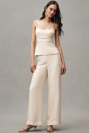 Cami NYC Serra Silk Blend High-Rise Wide-Leg Pants