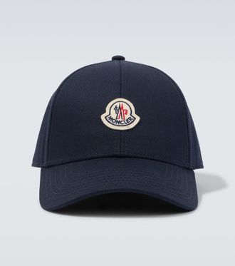 Moncler Logo cotton twill baseball cap