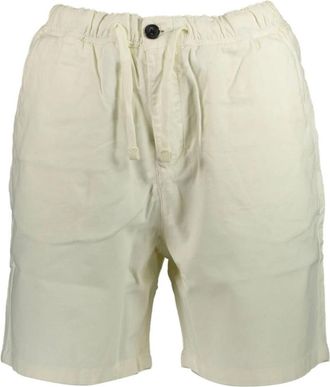 North Sails Witte Bermuda Shorts Slim Fit Katoen - Heren - Korte Broeken - Wit - W34 - Katoen - Korte Broeken