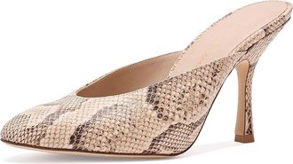 Stuart Weitzman Vinnie 85 Pump Womens Slippers Adobe 1 : 8.5 M, Leather
