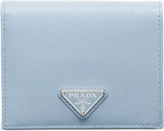 Prada Portafoglio con logo - Blu