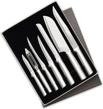 Rada 7 Piece Knife Starter Set with Gift Box in Silver at Nordstrom