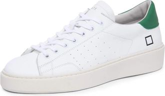 D.A.T.E. Levante Calf Schoenen - Heren - Sneakers - Wit - 45 EU - Leer - Schoenen