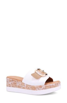 Ron White Taelyn Slide Platform Sandal at Nordstrom, Size 10-10.5Us