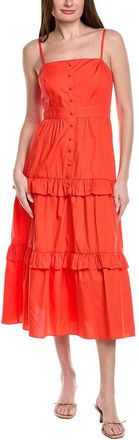 Adrianna Papell Smocked Midi Dress