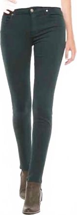 7 For All Mankind Super Soft Stretch Skinny Jean In Forest Green