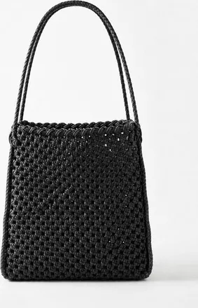 Brunna.Co Julian Recycled Market Tote Bag in Black at Nordstrom, Size Large