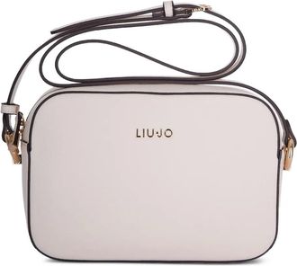 Liu Jo logo-detail top-zip cross body bag - Neutrals