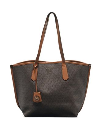 Michael Kors Jane monogram tote bag - Brown