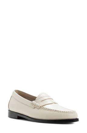 G.H. Bass & Co. Whitney Weejuns Penny Loafer in Cream at Nordstrom, Size 9.5