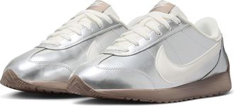 Nike Pacific Womens Shoes Metallic Silver/Sail/Mink Brown : 11.5 B - Medium, Leather/Suede