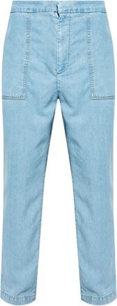 Officine Générale Pantaloni con dettaglio cuciture - Blu